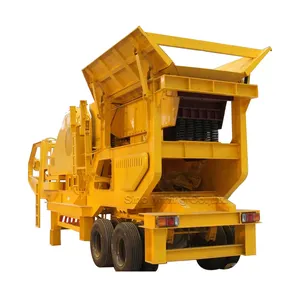 Movable Mobile Stone Rock Grinding Crusher Machine