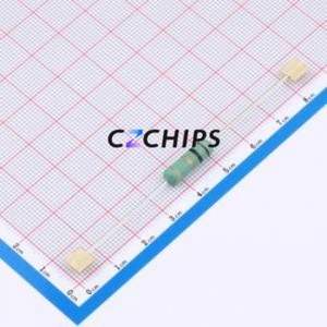 ตัวต้านทานแบบ Through-Hole รุ่น KNP200JT-73-1R (THT), ขนาด D5.2xL15.5 มม. แบบลวดพัน 1 โอห์ม 5% 2 วัตต์ - Product Image 1