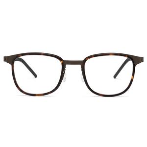 إطار نظارات من التيتانيوم النقي النقي من Berg خفيف للغاية ، نظارات قصر النظر العصرية ذات الضوء الأزرق للرجال - Product Image 2