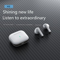 Écouteurs Intra-Auriculaires H6 True Wireless Bluetooth Casque Sport TWS Étanche Mini