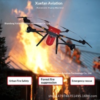 Drone de sauvetage pour la lutte contre les incendies forestiers, largage automatique, fonctionnalités intelligentes, batterie au lithium, capacité de charge de 10 à 100 kg