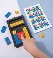 Super Slide Brain Game Desafíos de madera Rompecabezas Aprendizaje Educación Viajes Juguetes Tangram Rompecabezas Juguetes para niños