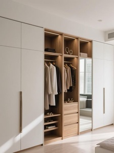 Armoires modernes minimalistes durables et détachables |   Meubles <span class=keywords><strong>de</strong></span> chambre à coucher en contreplaqué <span class=keywords><strong>OSB</strong></span> écologiques, résistants à l'humidité et peu encombrants, faciles à assembler - Product Image 5