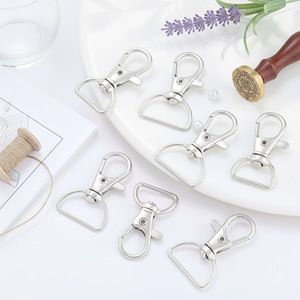 Zinc Alloy Metal Keychain Hook 15mm 20mm DIY <b>Bag</b> <b>Accessory</b> Strong Rotating Clasp Jewelry Hardware - Product Image 1