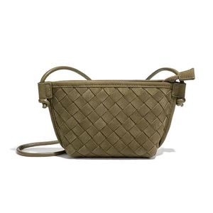 Bolso Bandolera de Hombro Único, Tejido a Mano, Diseño de Nicho, Estilo Retro, Moderno, para Mujer, Otoño - Product Image 4