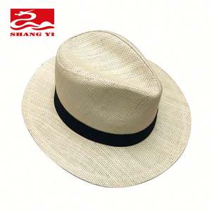 Sombrero Panamá Beige Personalizado para Mujer, con Cinta Negra, Diseño Calado y Transpirable, para Playa - Product Image 3