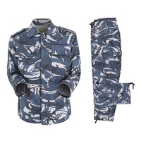Vêtements de chasse unisexes respirants et personnalisés en gros KMS, vêtements de combat tissés formels, uniforme tactique BDU, camouflage numérique