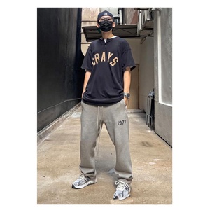 <span class=keywords><strong>Pantalon</strong></span> <span class=keywords><strong>de</strong></span> <span class=keywords><strong>jogging</strong></span> léger pour <span class=keywords><strong>homme</strong></span> et femme, coupe droite, style hip-hop, imprimé 3D en silicone - Product Image 5