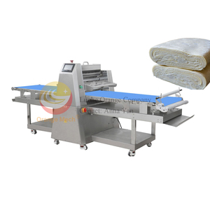 Laminadora <span class=keywords><strong>de</strong></span> Masa Industrial Automática PLC <span class=keywords><strong>de</strong></span> Pie, Rodillo <span class=keywords><strong>de</strong></span> Masa <span class=keywords><strong>de</strong></span> Alta Eficiencia para Hacer Hojaldre y Pan - Product Image 2