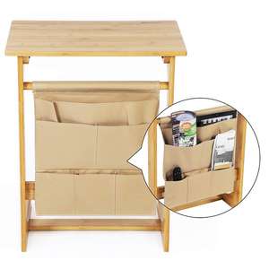 โต๊ะข้างเตียงทำจากไม้ไผ่โต๊ะข้างโซฟา - Product Image 2