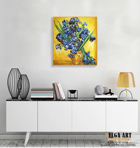 <span class=keywords><strong>Vincent</strong></span> <span class=keywords><strong>Van</strong></span> Gogh riproduzione di girasole pittura a olio museo-immagine di qualità impressionista fiore di Base di supporto - Product Image 4