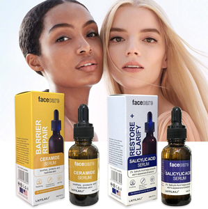 Vente flash - Sérum réparateur pour le <span class=keywords><strong>visage</strong></span> à l'acide salicylique organique naturel à 2% et aux céramides - 30 ml - Product Image 1