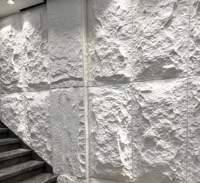 Panneaux muraux en pierre artificielle PU de grande taille, revêtements muraux en pierre artificielle pour la conception de murs extérieurs, faux panneaux en pierre de culture, panneaux en polyuréthane