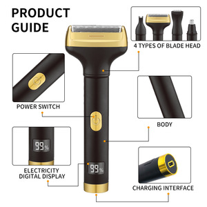 Depiladora 4 en 1 para Mujer, Depilación Facial sin Dolor, Recortadora Eléctrica de Vello Corporal, Nariz, Orejas, Bikini y Cuerpo - Product Image 6