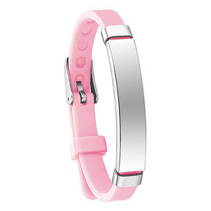 <span class=keywords><strong>Bracelet</strong></span> pour enfants personnalisé en acier inoxydable réglable avec <span class=keywords><strong>bracelet</strong></span> en silicone multicolores pour garçons et filles - Product Image 5