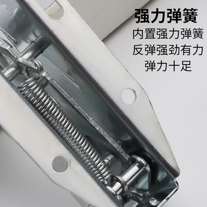 Resonance Elephant Trunk <b>Rebound</b> Cabinet Door Lock Self-Locking Automatic Press To Open Wardrobe Hardware With Strong Spring - Product Image 1