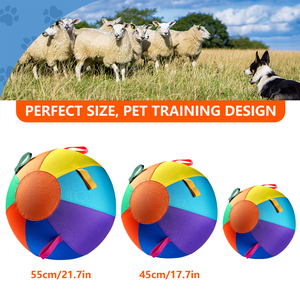 Pelota de Juguete para Perros Grandes y <span class=keywords><strong>Border</strong></span> Collies - Pelota de Entrenamiento Autoentretenedora, Juguete Interactivo para Perros - Product Image 4