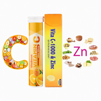 Comprimés de zinc et de vitamine C en vrac SPL, multivitamines en gros, pilules blanchissantes pour la peau, comprimés effervescents de vitamine C 1000 mg