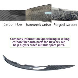 For Q50 Q50S Q50L Style Carbon Fiber <b>Rear</b> <b>Spoiler</b> Trunk Wing 2013-2023 - Product Image 4