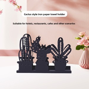 Portatovaglioli Verticale in Metallo Stile Nordico, Porta Fazzoletti a Colore Unico, Portatovaglioli Angolare a Ventaglio, Creativo per Ristoranti - Product Image 3