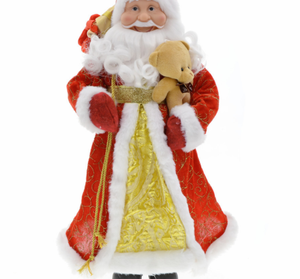 Nuevo Muñeco de Papá Noel de Tela de Lino y No Tejida de 45 cm de la Marca Rusa Haoxuan, Decoración para el Hogar con Logotipo Personalizado - Product Image 1