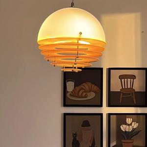 Nuovo lusso tramonto <span class=keywords><strong>arancione</strong></span> atmosfera <span class=keywords><strong>lampadario</strong></span> per il ristorante Cafe luci a sospensione decorazione soggiorno - Product Image 4