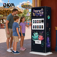 Kiosque de vente de cartes intelligentes DKM avec paiement par code QR et SDK pour les packs mystères, les boîtes surprises, les cartes d'anime et les cartes sportives