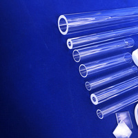Quarzglasrohr mit Silikonstopfen, klares Quarzglas-Endkappe, transparentes Rohr, kundenspezifisch für Aufbewahrung und Schutz