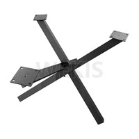 Pieds de table en fer robustes WEKIS, capacité de 800 lb, pour restaurant, café, table à manger à domicile, base de table, OEM ODM, directement de l'usine