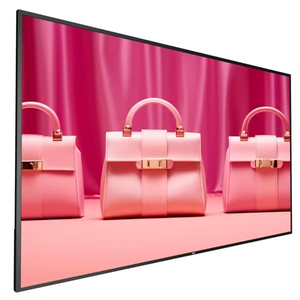 Máquina de publicidad montada en la pared 4K HD de 75 pulgadas para centro comercial de aeropuerto interior óptima para tiendas minoristas ofrece animación de texto - Product Image 1