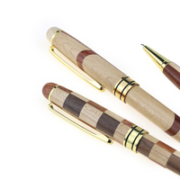 Stylo publicitaire BECOL, couleurs mélangées, stylo à bille en bois écologique, stylo en bois naturel de luxe pour cadeaux