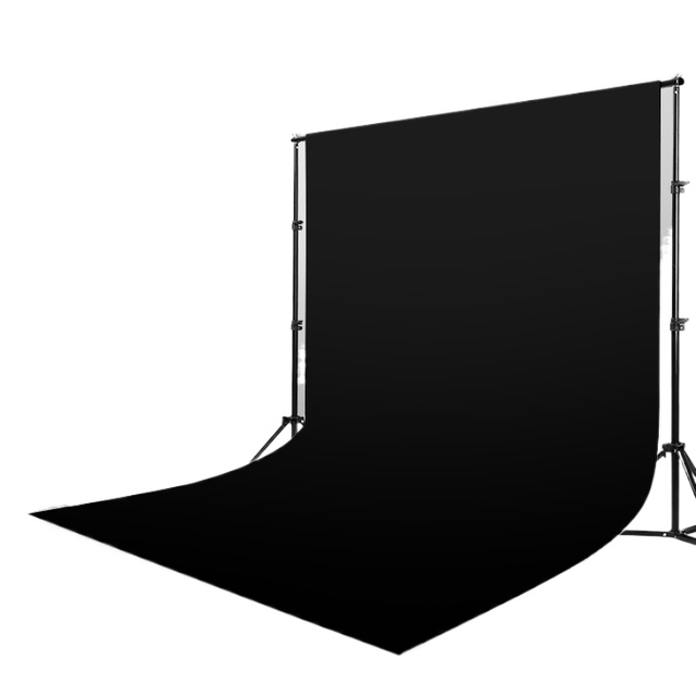 OEM 2x3M Lightweight Cotton Printed Backdrop Photography Background Black Red White Gray Green Screen Props