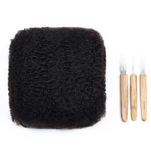 30 g/paquete <span class=keywords><strong>de</strong></span> hermoso cabello humano Afro Kinky Bulk Cabello humano para trenzar cabello humano rizado Afro Kinky-Curly Bulk - Product Image 2