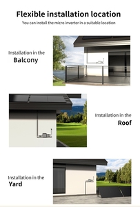 Microinversor solar en red de 800W de alta calidad <span class=keywords><strong>Precio</strong></span> competitivo 60VDC IP67 3.48A 450x2W Inversor de cadena monofásico 800W Solar - Product Image 6