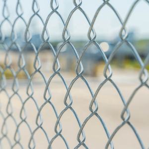 شبكة الماس سلسلة الإعصار ربط السور الخشب تعريشة/بوابة المعالجة الحرارية المجلفن + مسحوق المغلفة + PVC سطح سياج الاصفر - Product Image 1