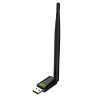 Receptor Wifi USB de 150M sin Controladores, Adaptador Wifi USB para Computadora de Escritorio y Portátil, Tarjeta de Red Inalámbrica