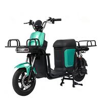 Vélo cargo électrique urbain 10 pouces 60V 800W-1500W avec batterie au lithium et logo personnalisé pour la livraison de repas - Offre Spéciale