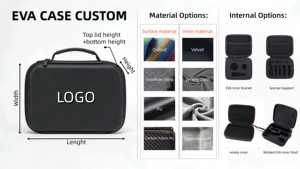 Étui de protection rigide portable pour VR, sac de rangement EVA à grand espace, sac de transport pour casque VR Quest 3, étui de transport pour voyage - Product Image 5