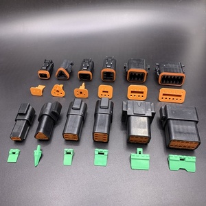 ตัวเชื่อมต่อสีดำ DT Series <span class=keywords><strong>2P</strong></span>/3P/4P/6P/8P/12P สำหรับยานยนต์สำหรับผู้ใช้ทั้งชายและหญิง - Product Image 2