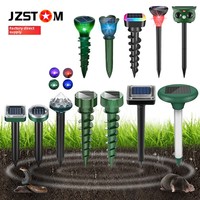 Répulsif Solaire Ultrasonique Électronique Anti-Rongeurs et Serpents, Dispositif de Contrôle des Nuisibles et des Oiseaux pour l'Agriculture et le Jardinage