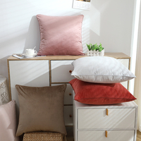 Coussin confortable en velours, oreiller de chaise, de dossier, doux, en polyester, vente en gros, nouvelle collection