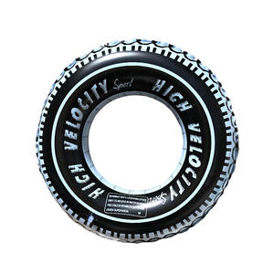 Bouée de natation gonflable pour bébé, en PVC épaissi, protection environnementale, impression de pneus pour enfants, bouée d'aisselle pour bébé, bouée de sauvetage - Product Image 5