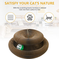 Offre Spéciale orgue magique chat griffe conseil pliable chat planche à gratter interactif grattoir chat jouet avec cloche