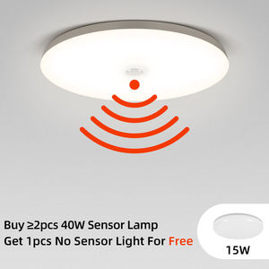 Đèn Led Dạng Bảng Tròn Đèn Trần Led <span class=keywords><strong>6W</strong></span> 12W 18W 24W Đèn Bảng Gắn Bề Mặt Cảm Biến Chuyển Động - Product Image 4