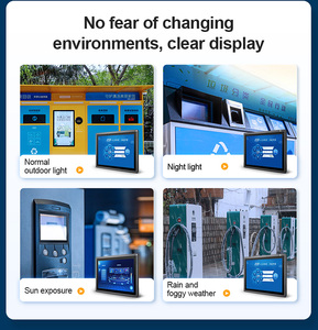 IP65 1000nits độ sáng cao ngoài trời TFT LCD hiển thị 10 12 15.6 21.5 inch HD-MI pcap/điện trở màn hình cảm ứng màn hình công nghiệp - Product Image 3