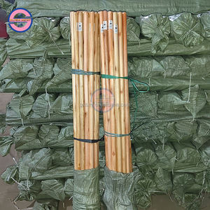 Escoba de madera pulida barnizada 2 veces, mango de cepillo, herramientas y accesorios de limpieza del hogar - Product Image 6