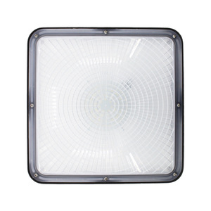 适用于天篷灯 IP65 铝制 40W-100W ETL 130-170lm/w 带运动传感器 商用加油站 车库 仓库 车棚 - Product Image 3