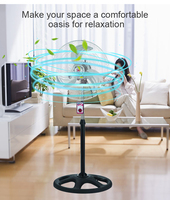 Ventilateurs électriques oscillants de luxe sur pied Ventilateur industriel sur pied de 18 pouces