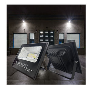 Intelligent IP65 Waterproof Aluminum Alloy LED Flood <b>Lights</b> 170LM/W <b>Bright</b> Lighting Lithium Iron Battery Solar Powered 5-Year - Product Image 1