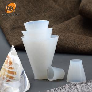 قالب سيليكون مخروطي الشكل عالي الجودة لصب الراتنج الإيبوكسي ثلاثي الأبعاد للديكور المنزلي - Product Image 6